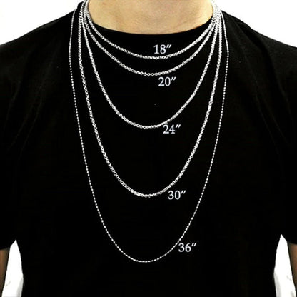 Men's 316L Surgical Stainless Steel Gold Rope Chain - 21.5'' Long, Durable & Stylish - Necklace - Cadeau Craft